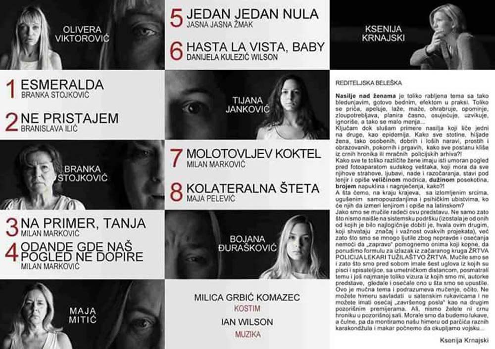 SAMA JE TRAŽILA" - predstava o nasilju nad ženama